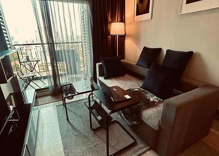 Apartamento 1br At Thonglor Bts Infinitypool Overlooking Banguecoque